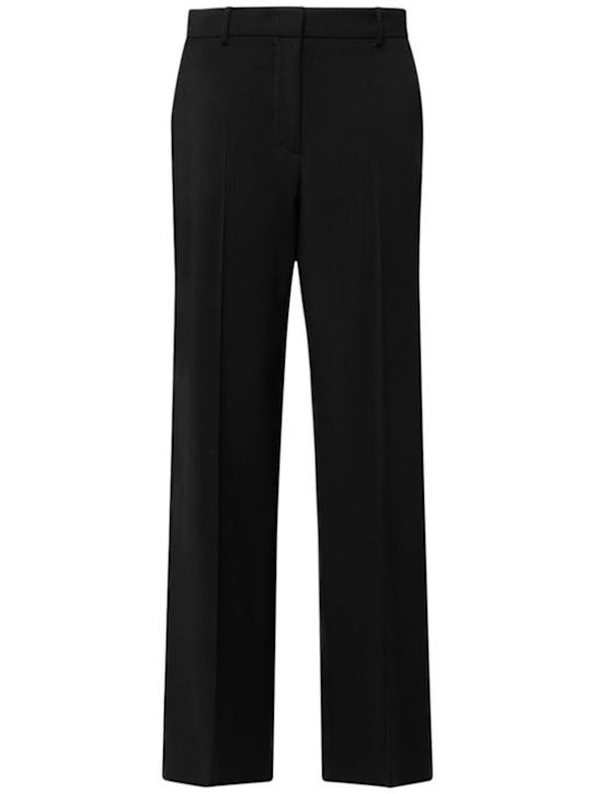 Weekend Max Mara: Visivo stretch wool wide pants - women_0 | Luisa Via Roma