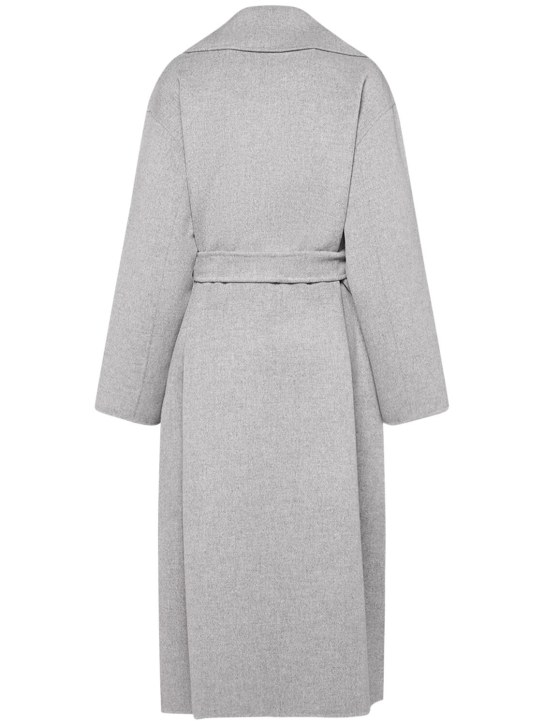 'S Max Mara: Olanda wool belted coat - Grey - women_5 | Luisa Via Roma