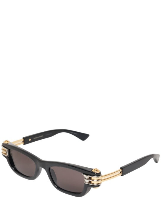 Bottega Veneta: Bolt squared injected acetate sunglasses - men_1 | Luisa Via Roma