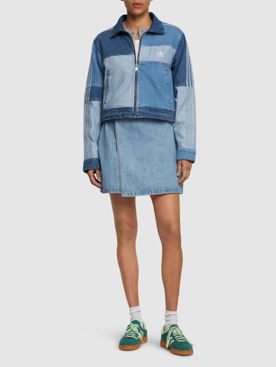 adidas Originals: Ksenia track jacket - Light Blue - women_1 | Luisa Via Roma