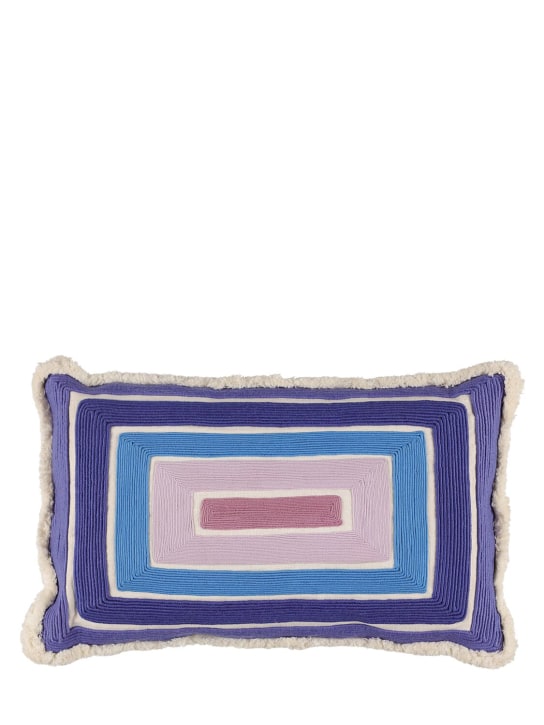 Jonathan Adler: Scala corded rectangle pillow - Purple - ecraft_0 | Luisa Via Roma