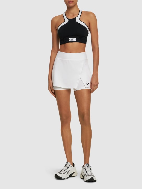 Nike: Dri-Fit tennis skirt - White - women_1 | Luisa Via Roma