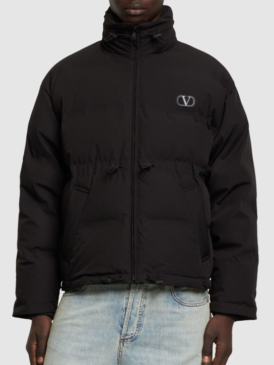 Valentino: Daunenjacke mit Vlogo - Schwarz - men_3 | Luisa Via Roma
