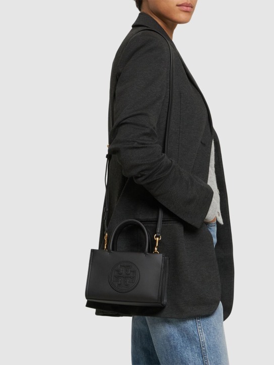 Tory Burch: Mini Ella tote bag - Black - women_1 | Luisa Via Roma