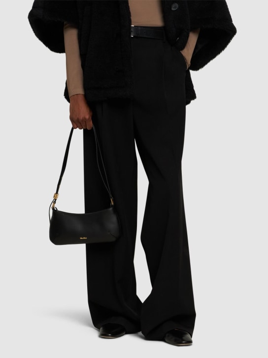 Max Mara: Daisy leather shoulder bag - women_1 | Luisa Via Roma