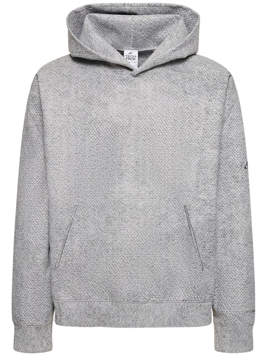 Nike: Forward hoodie - Smoke Grey/Smoke - men_0 | Luisa Via Roma