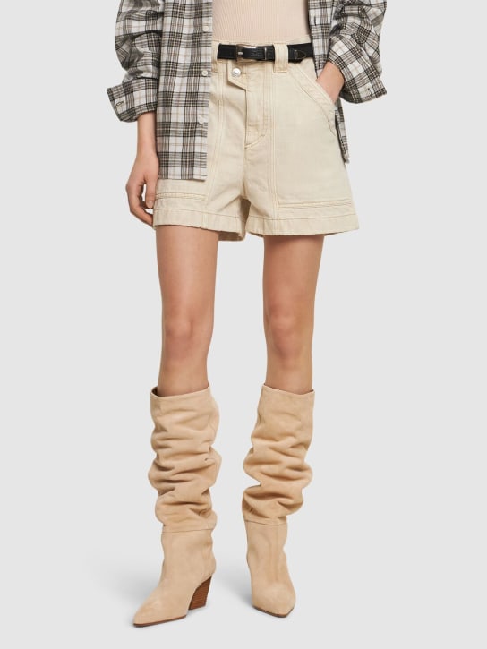 60mm Jane suede tall boots - Thumbnail 2