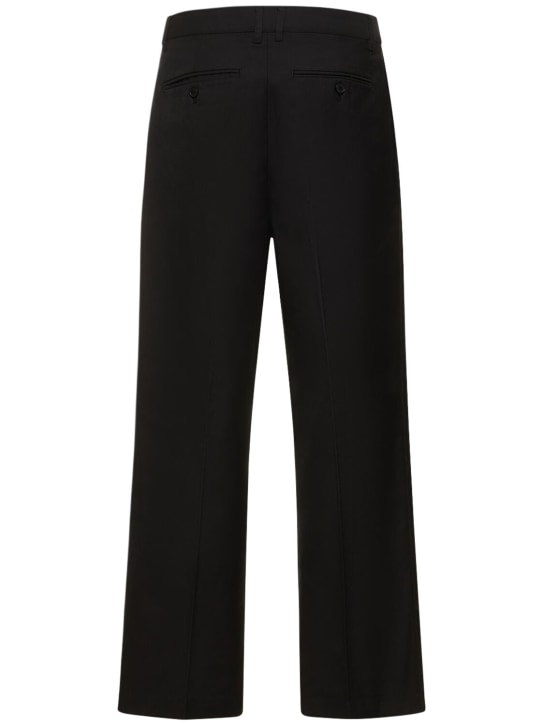 Dunst: Heavy cotton chino pants - Black - men_4 | Luisa Via Roma