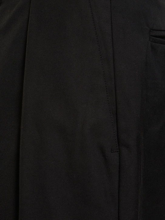 Dunst: Heavy cotton chino pants - Black - men_3 | Luisa Via Roma