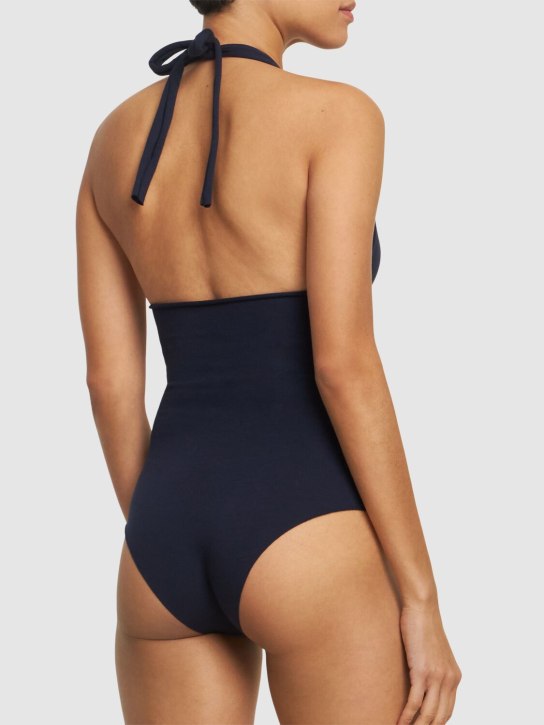 Isole & Vulcani: Venere seamless jersey swimsuit - Navy - women_2 | Luisa Via Roma