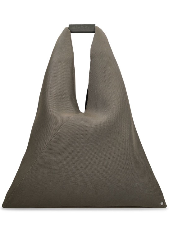 MM6 Maison Margiela: Classic Japanese mesh tote bag - Shark Grey - women_0 | Luisa Via Roma