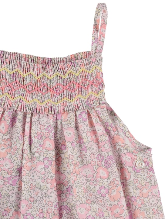 Bonpoint: Printed cotton jumpsuit - Multicolor - kids-girls_1 | Luisa Via Roma