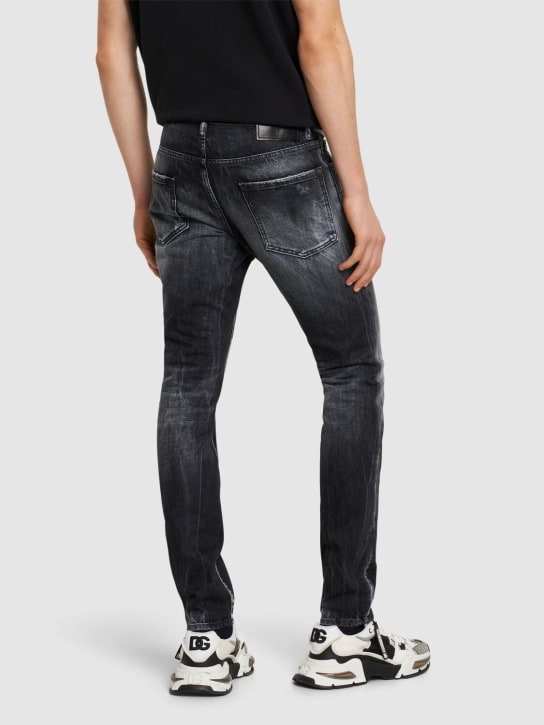 Dsquared2: Jeans Cool Guy in denim di cotone - men_2 | Luisa Via Roma