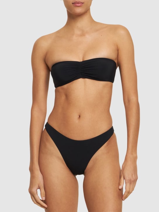 Lido: Bikini bandeau - Negro - women_1 | Luisa Via Roma