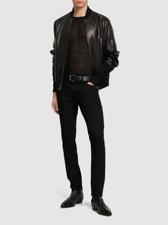 Dolce&Gabbana: Essential denim jeans - Black - men_1 | Luisa Via Roma