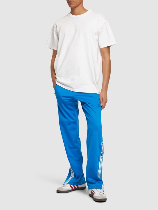 adidas Originals: Adibreak パンツ - ブルー/ホワイト - men_1 | Luisa Via Roma