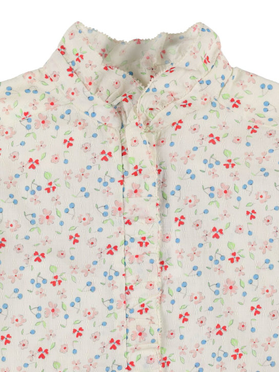 Bonpoint: コットンシャツ - kids-girls_1 | Luisa Via Roma