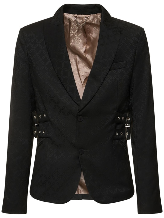 Charles Jeffrey LOVERBOY: Glasgow jacket - Black - men_0 | Luisa Via Roma
