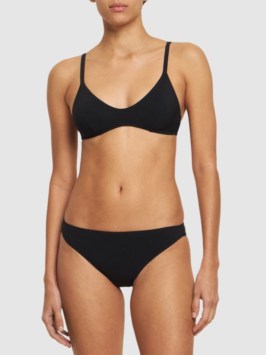 Lido: Bedruckter Bikini „Quarantatre“ - Schwarz - women_1 | Luisa Via Roma