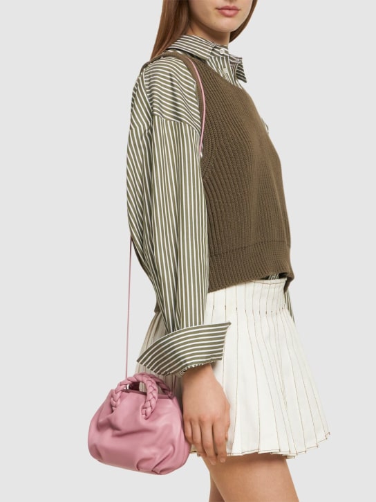 Hereu: Bombon leather top handle bag - Rose - women_1 | Luisa Via Roma