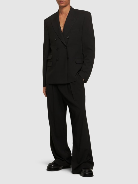 Jaded London: 黑色大廓型西服夹克 - 黑色 - men_1 | Luisa Via Roma