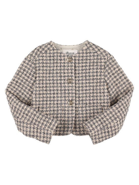 Bonpoint: Cotton jacket - Mavi - kids-girls_0 | Luisa Via Roma