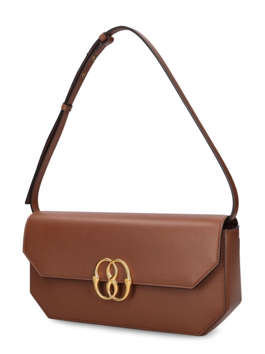 Bally: Emblem Folio大号皮革单肩包 - women_2 | Luisa Via Roma