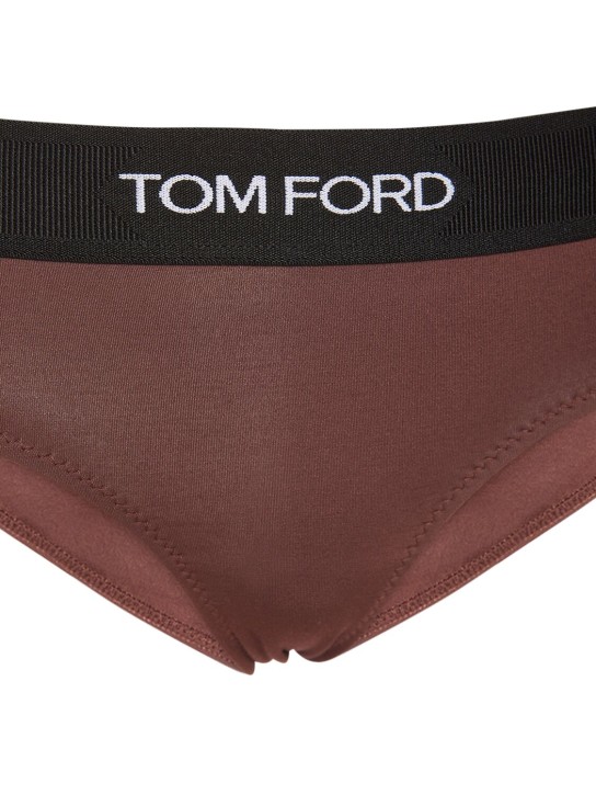 Signature logo Lycra briefs - Thumbnail 2