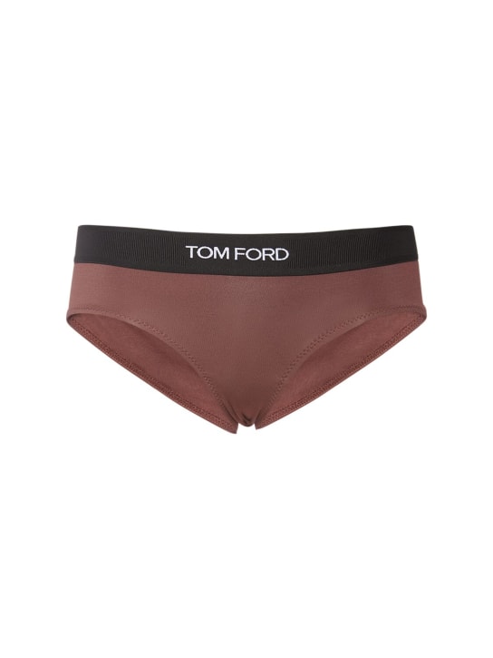 Signature logo Lycra briefs - Thumbnail 1