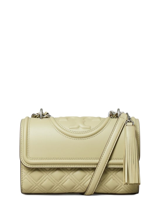 Tory Burch: Small Fleming Convertible 숄더백 - Olive Spring - women_0 | Luisa Via Roma