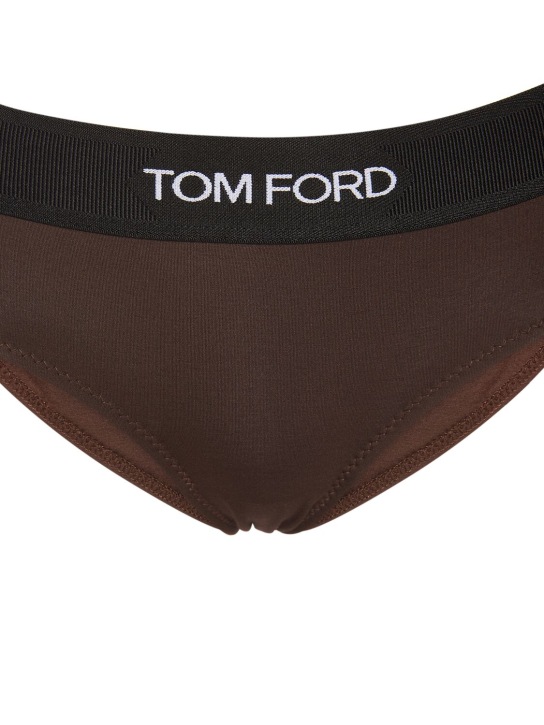 Signature logo Lycra briefs - Thumbnail 2