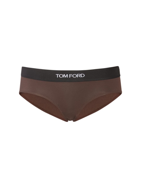 Signature logo Lycra briefs - Thumbnail 1