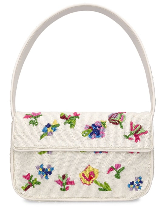Staud: Tommy beaded shoulder bag - First Bloom Day - women_0 | Luisa Via Roma
