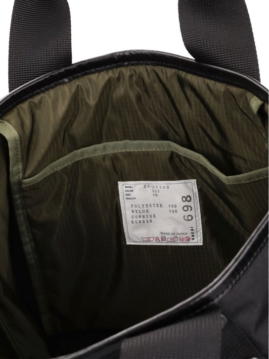 Sacai: Borsa shopping media Coal - men_5 | Luisa Via Roma