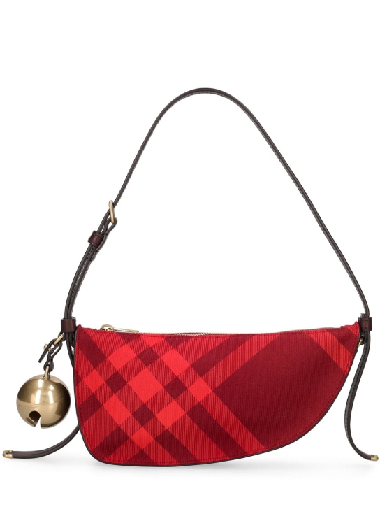Burberry: Mini Shield Sling wool shoulder bag - Ripple Ip - women_0 | Luisa Via Roma