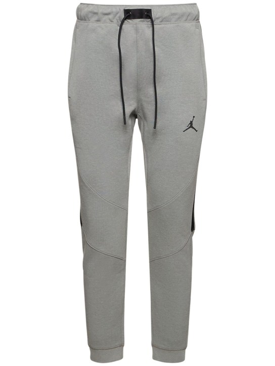Nike: Pantalon en Fleece Jordan Dri-FIT Sport Air - Dk Grey Heather - men_0 | Luisa Via Roma