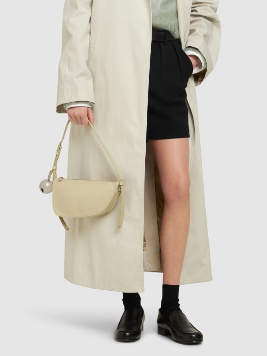 Burberry: Mini Shield Sling leather bag - Hunter - women_1 | Luisa Via Roma
