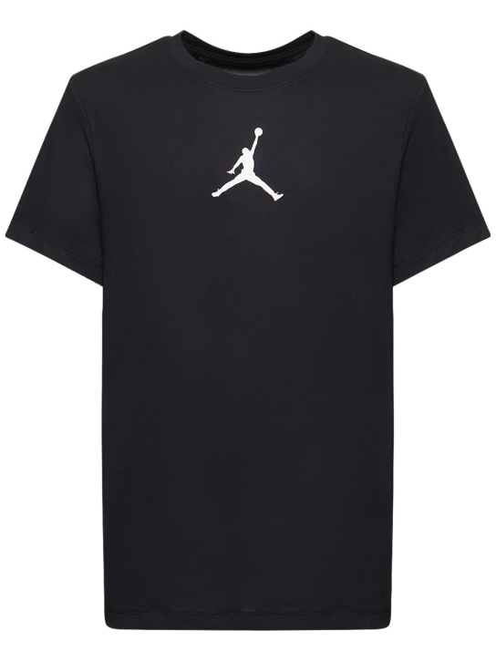 Nike: T-shirt Jordan Jumpman - Nero/Bianco - men_0 | Luisa Via Roma