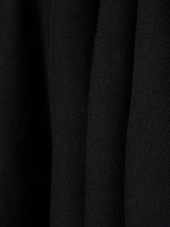 Khaite: Ulli wool mini skirt - Siyah - women_1 | Luisa Via Roma