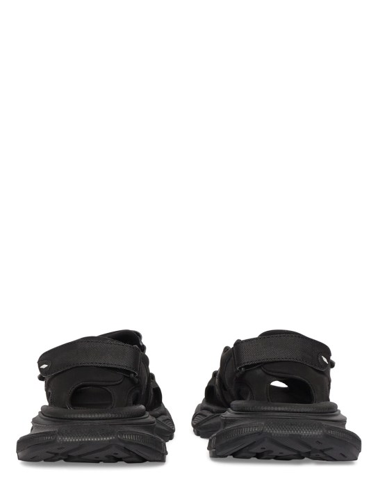 Balenciaga: 5cm 3XL rubber sandals - Black - men_5 | Luisa Via Roma
