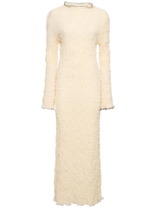 The Garment: Langes Kleid aus Stretch- Baumwolle „Valetta“ - Weiß - women_0 | Luisa Via Roma