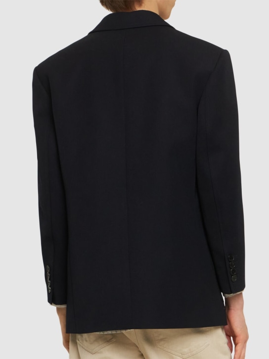 Dunst: 2-button oversize unisex blazer - Navy - men_1 | Luisa Via Roma