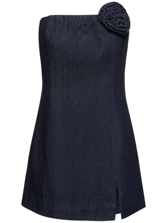The Garment: Vestido corto de algodón - Azul - women_0 | Luisa Via Roma