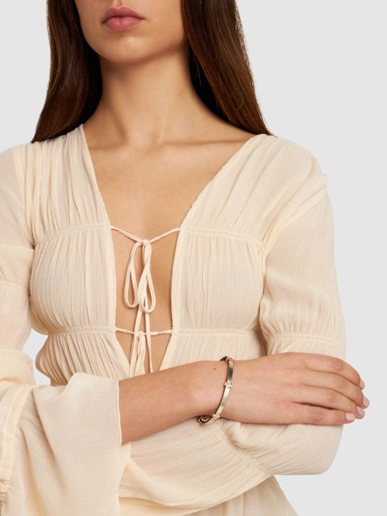 Tory Burch: Eleanor leather bracelet - women_1 | Luisa Via Roma