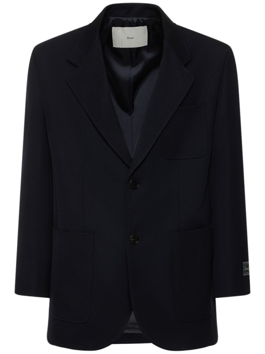 Dunst: 2-button oversize unisex blazer - Navy - men_0 | Luisa Via Roma