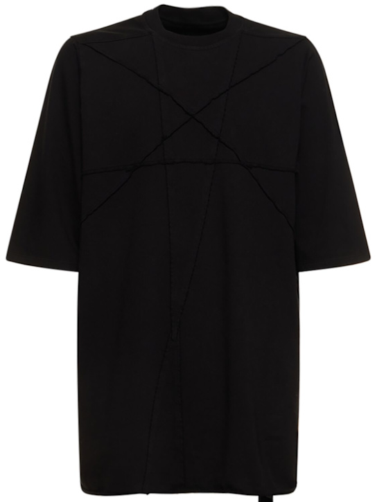 Rick Owens DRKSHDW: Jumbo s/s cotton t-shirt - men_0 | Luisa Via Roma