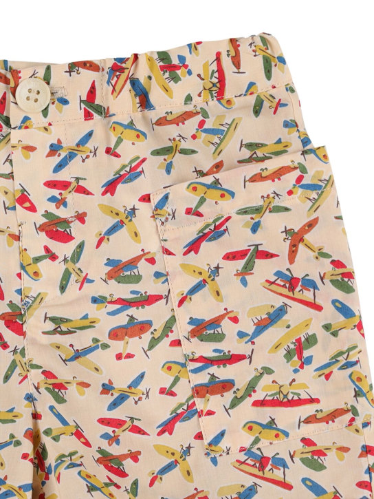 Bonpoint: Cotton poplin shorts - Multicolor - kids-boys_1 | Luisa Via Roma