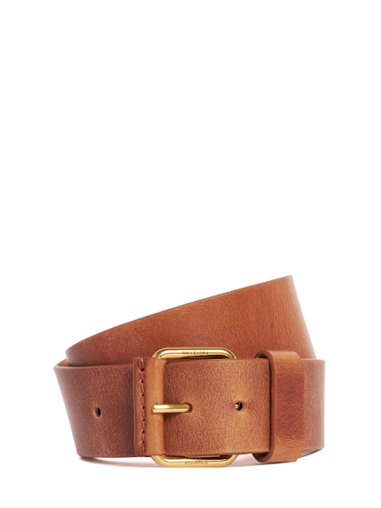 Weekend Max Mara: 4.5cm Kansas leather belt - women_0 | Luisa Via Roma