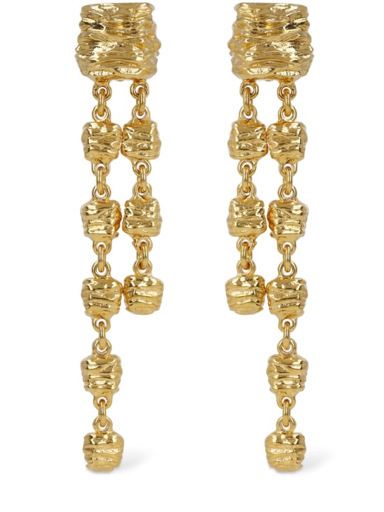 Tom Ford: Moon drop clip-on earrings - Gold - women_0 | Luisa Via Roma