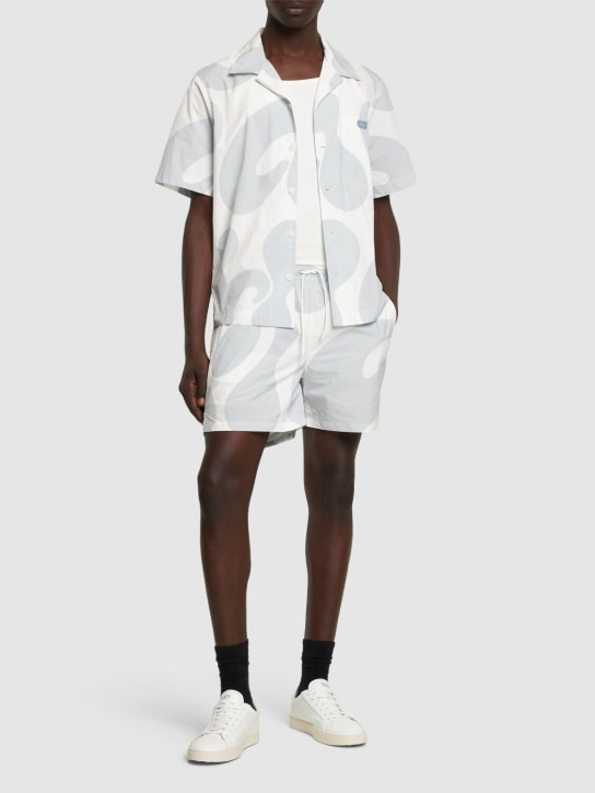 Alphatauri: Popir shorts - White/Grey - men_1 | Luisa Via Roma